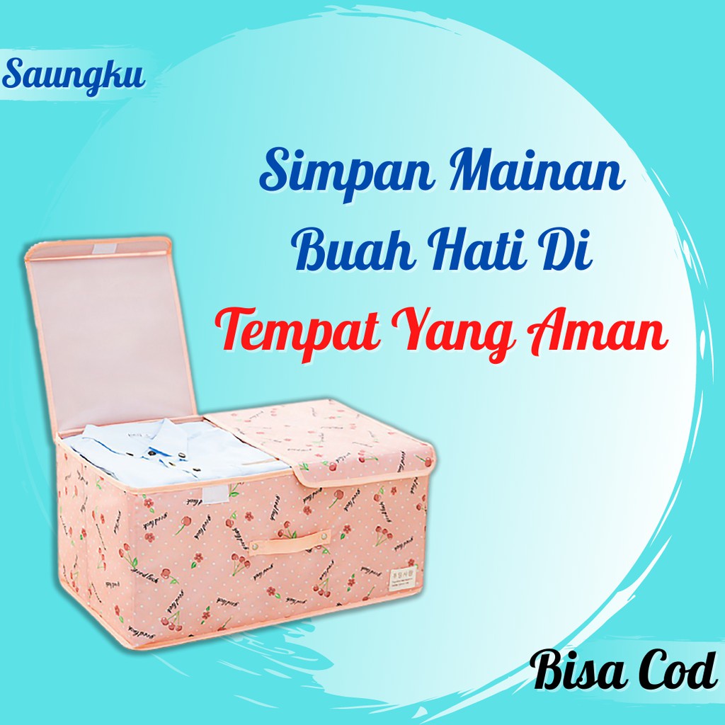 ▣✴Box Serbaguna Box Baju Bayi Storage Box Organizer Kotak Baju Box Pakaian Box Penyimpanan SA002B