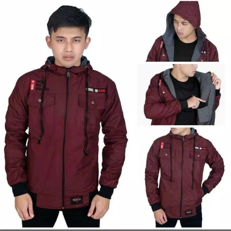 Jaket Parasit pria distro waterproof outerwear