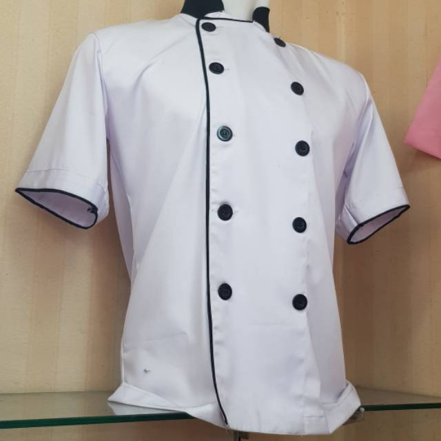 Baju koki / cheff LENGAN PENDEK / PANJANG