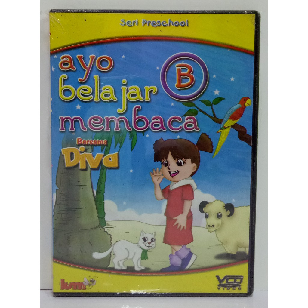 VCD Edukasi Anak Original Ayo Belajar Membaca Bersama DIVA Vol B