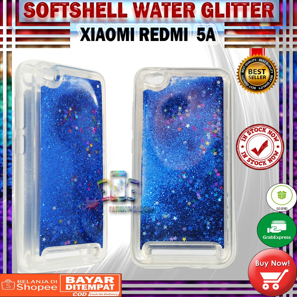 Silikon XIAOMI MI A2 / MI 6X / CASE XIAOMI REDMI 4X Water Glitter Aquarium Casing KESING KASING SOFT CASE