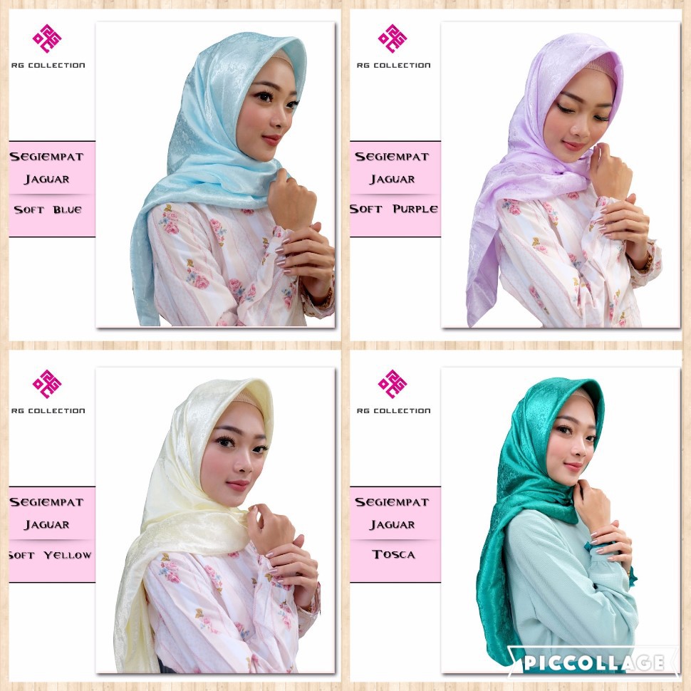  Jilbab  Segi  Empat  Tidak Transparan Hijab Casual