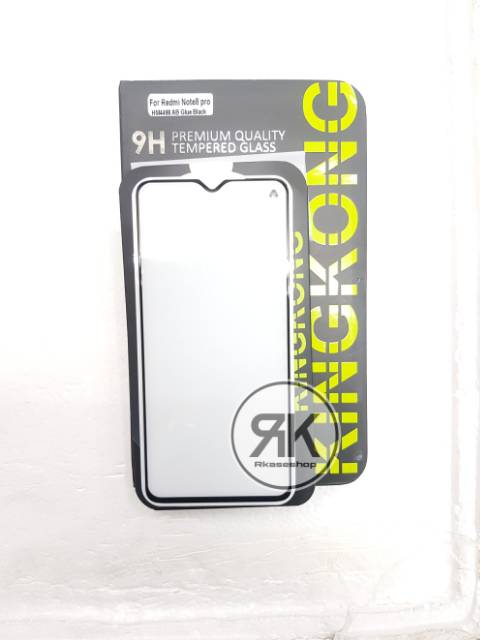 kingkong Tempered glass Full Cover Xiaomi Redmi Note 8 rddmi note 8 PRO antigores kaca