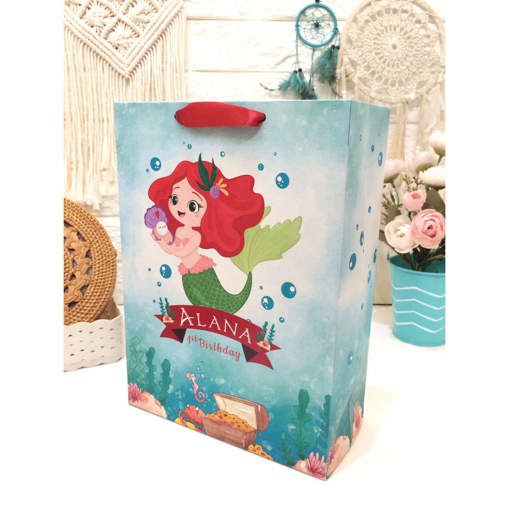 

Paper bag Birthday Mermaid
