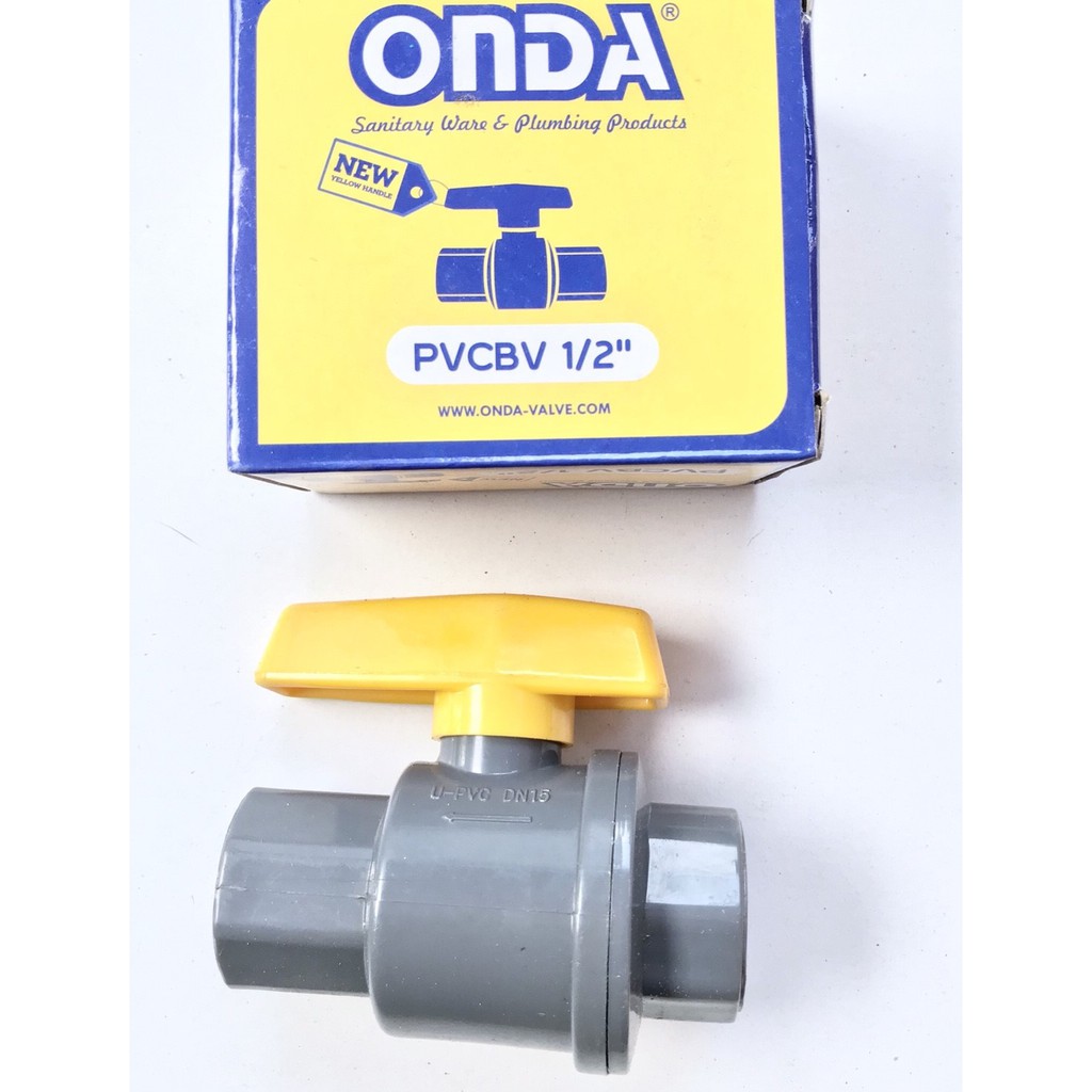 Ball valve pvc Onda 1/2 inch - ballvalve stop kran onda fitting sambungan kran air sanitary177 angle valve  F13