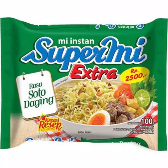 Supermie rasa soto daging