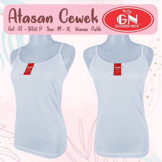 Kaos Dalam Singlet Golden Nick SA 50 / 51 Tank Top Wanita