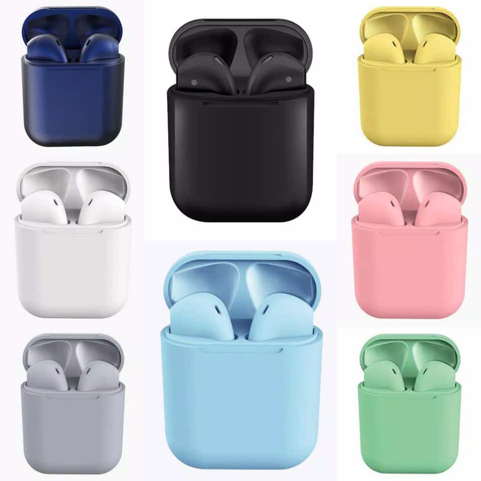 InPods 12 TWS Wireless Earphone Bluetooth Stereo Headset 5.0 Macaron