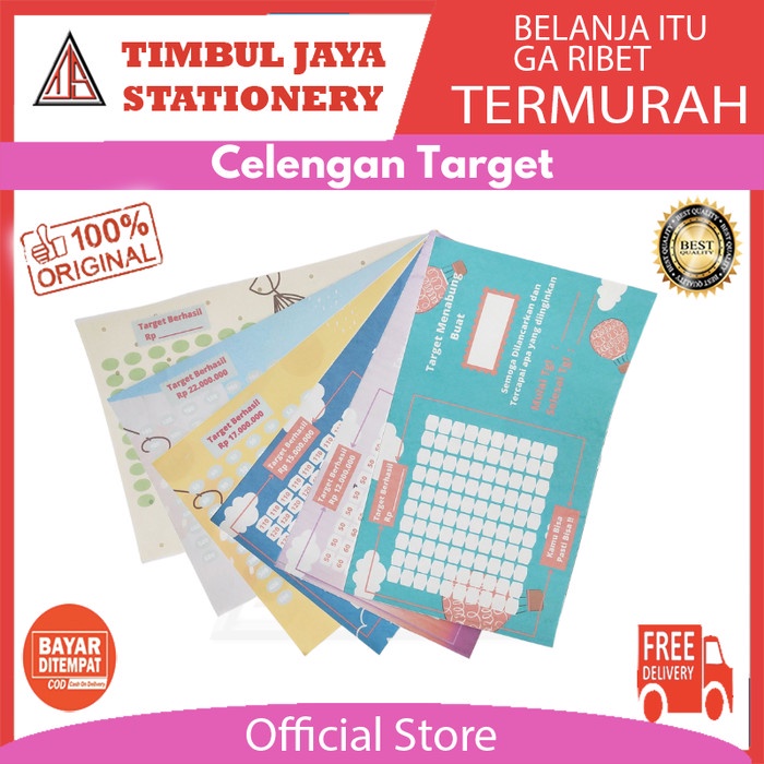 CELENGAN- CELENGAN TABUNG KALENG XXL JUMBO - REFILL, BUKA TUTUP -CELENGAN.