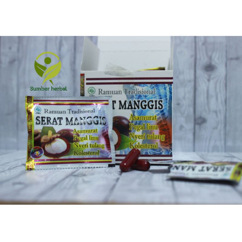 SERAT MANGGIS KAPSUL OBAT ASAM URAT KOLESTEROL ASLI