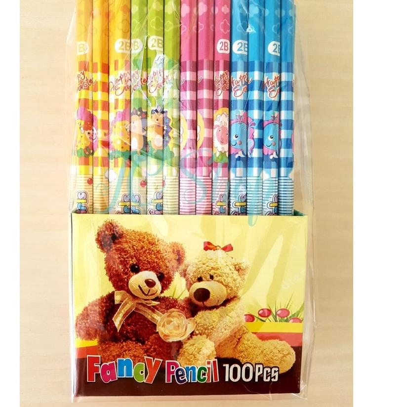 

BEST SELLER JC Grosir Pensil Kayu 2B (1 Pack Isi 100 Pcs) GT7**