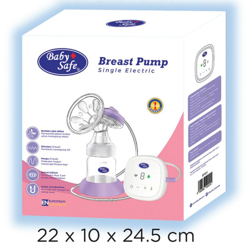 Baby Safe Electric Breast Pump Single Pompa Asi Elektrik BPE01