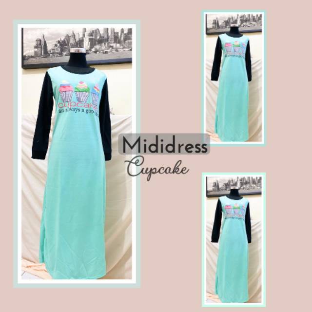 gamis murah warna pastel motif