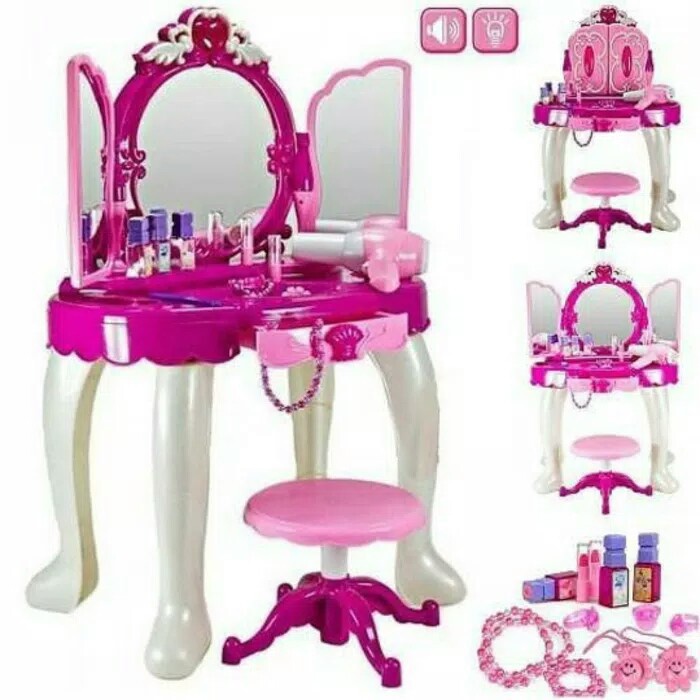 HZ Mainan Anak Meja Rias Glamor Mirror Remote / Glamour Mirror