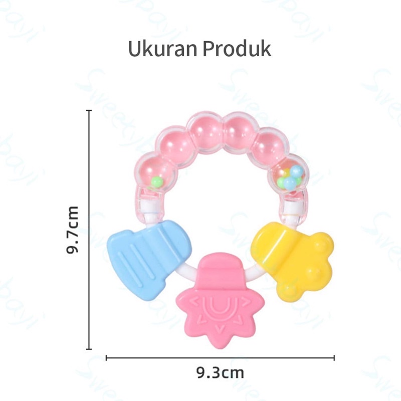 TEETHER BAYI BULAT KERINCING