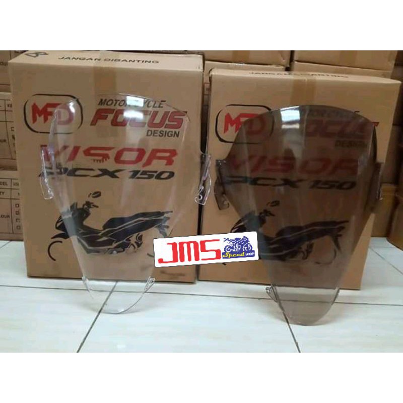 visor windshield honda pcx 150 lokal pendek bahan tebal pnp focus