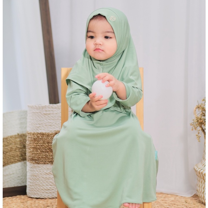 AISKA gamis bayi polos daily nuha / gamis bayi perempuan