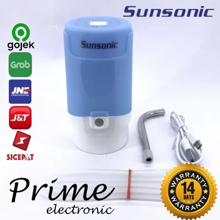 Jual Sunsonic Pompa Galon Elektrik Recharge Dispenser Air Galon Charge Usb Shopee Indonesia 2292