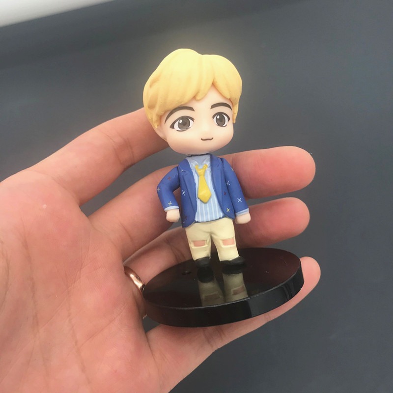 House of BTS Pop-up Mini Figure Action Figure Dekorasi Kue Kado Anak Ulang Tahun V JUNGKOOK JIMIN SUGA