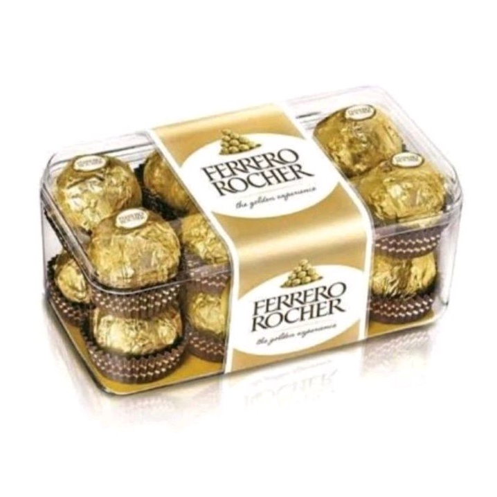 

Ferrero Rocher Isi 16 Coklat Ferero T16 200gr Chocolate Import Halal Cokelat Fererro Rocher 16 pc Chocolate Gift Box