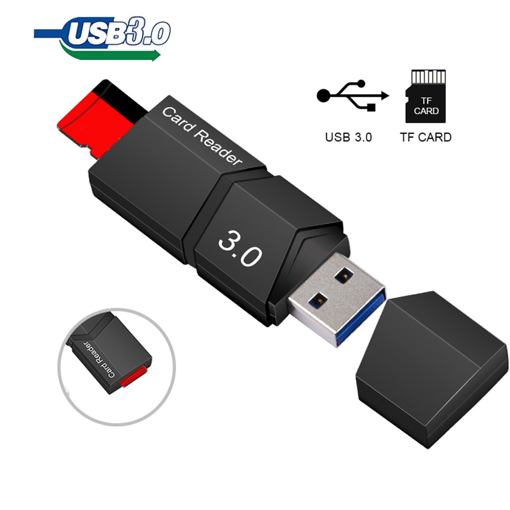 Adapter Card Reader Micro TF Digital USB 3.0 Kecepatan Tinggi Untuk PC Laptop