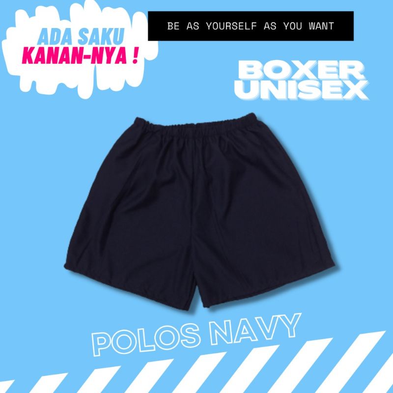 celana boxer pria katun polos/celana boxer cowok