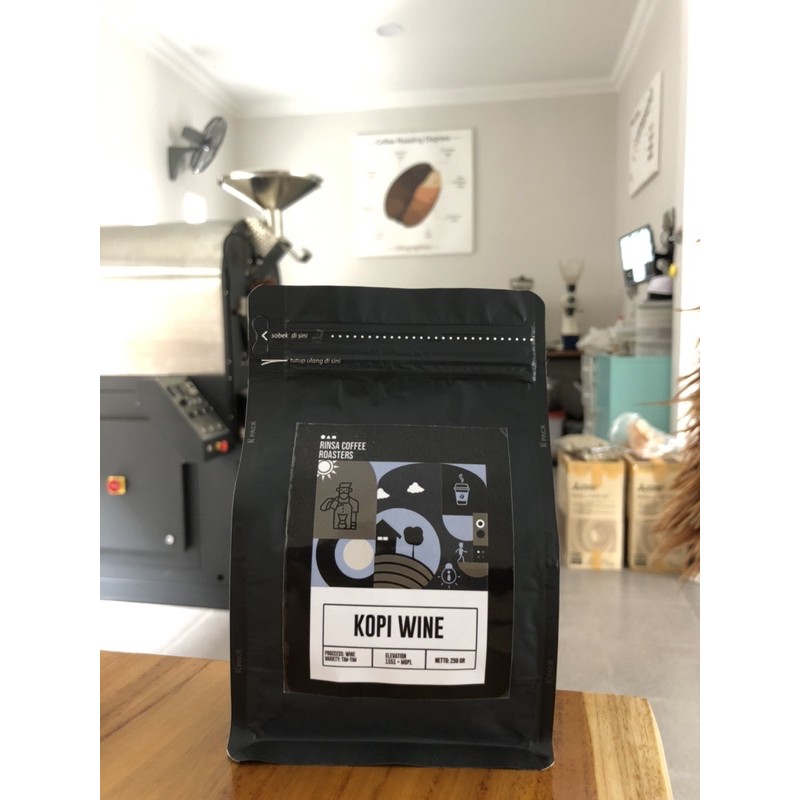 

Kopi Arabika Fermentasi Wine Gayo Biji/ Bubuk 200Gr