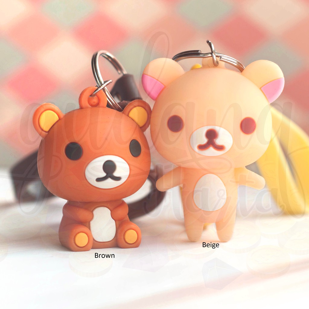 Gantungan Kunci Rilakkuma Gantungan Tas Lucu Hadiah Unik Kado GH 302161