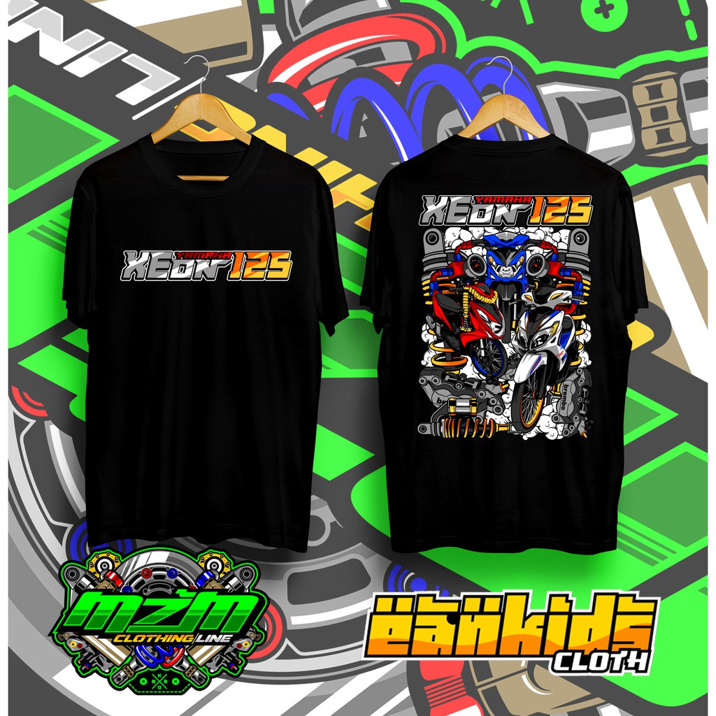 Baju kaos pria distro original/KAOS DISTRO  YAMAHA XEON 125/kaos pria keren/pakaian pria/kaos mio/ka