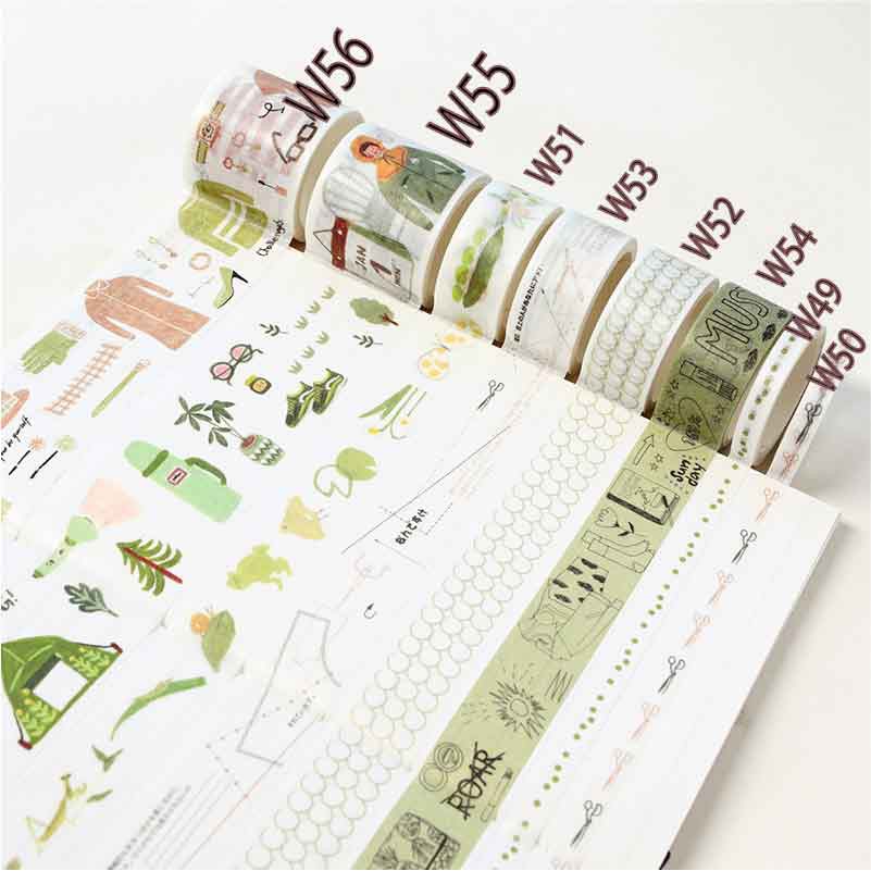 

Aesthetic washi masking tape Share washitape sample for bujo planner cute selotip warna warni