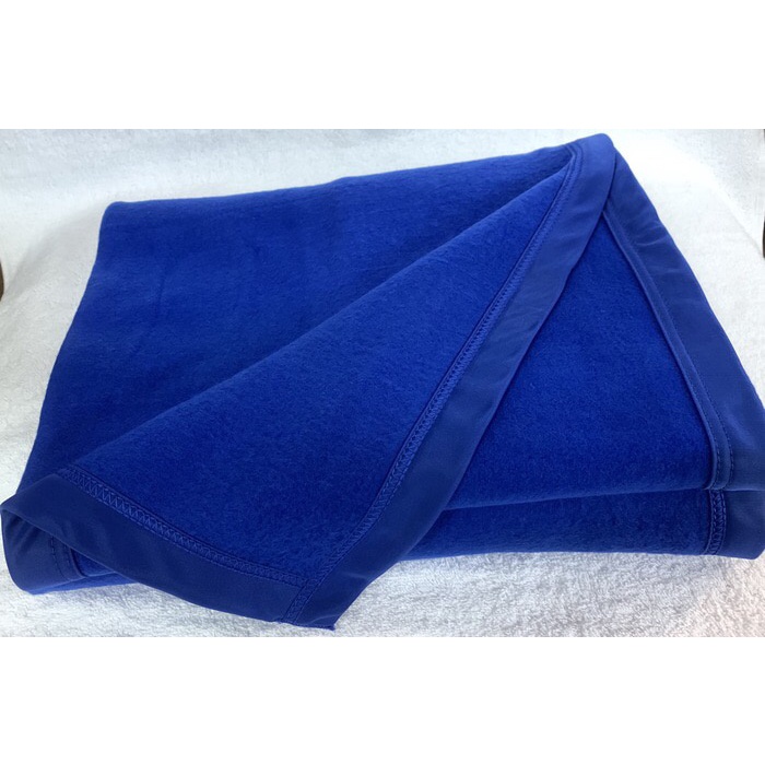 Selimut Dewasa Selimut wol polos hotel 150x200 lembut dan hangat - Biru(E2S4) Selimut Murah Selimut 