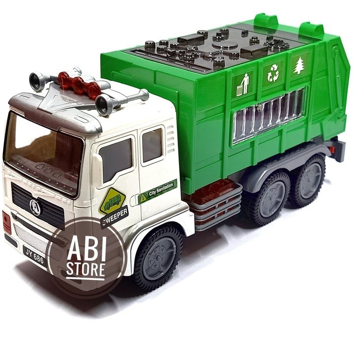 Mainan Mobil Truk Sampah | Garbage truck Lampu dan Musik