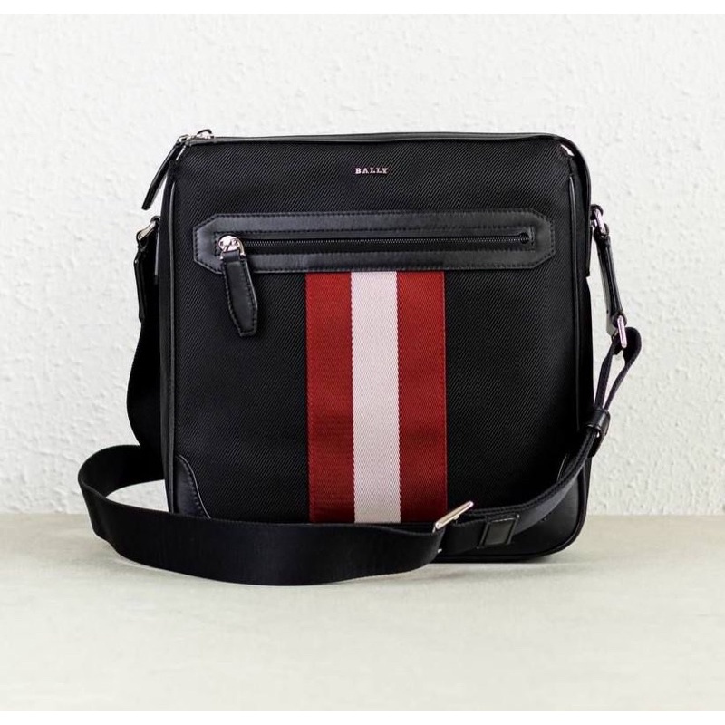 BALLY Men Choller Messenger Bag in Black