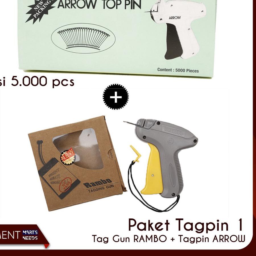 

Φ NEW TAG PIN ARROW & TAG GUN RAMBO ORIGINAL BE7 .......