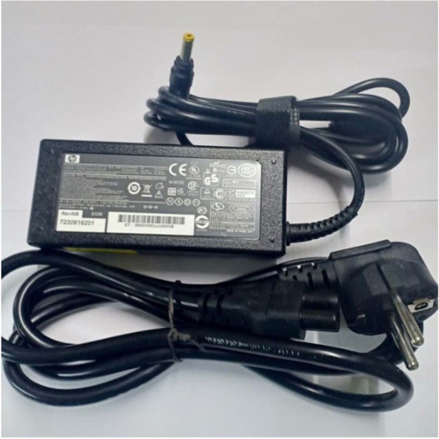 Adaptor charger laptop HP DV2 DV3 DV2000 510 V3000 18.5V 3.5A STD ORIGINAL 4.8 x 1.7mm Garansi