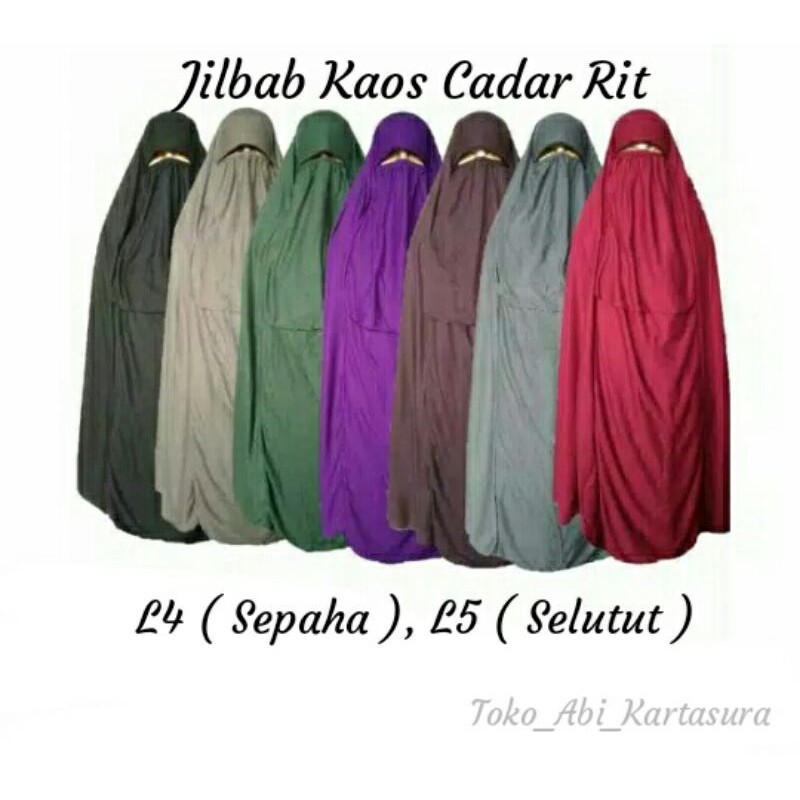 Jilbab kaos cadar rit safar tanpa purdah