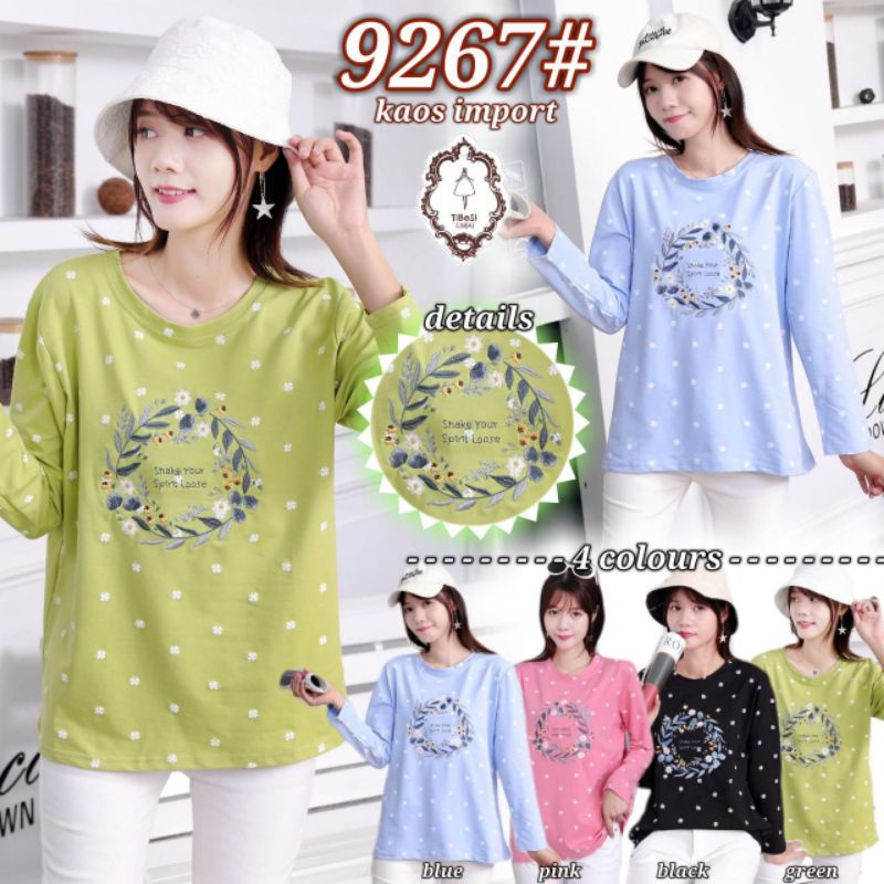sweater import/kaos import merk TIBESI