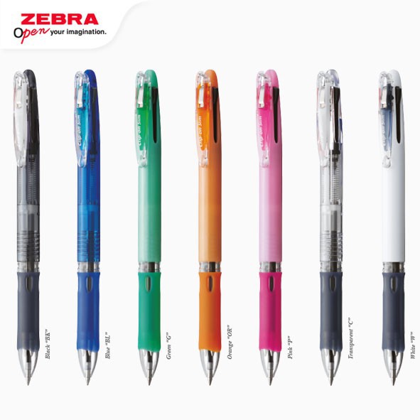 

Pulpen Gel Zebra Clip-on Slim 4C