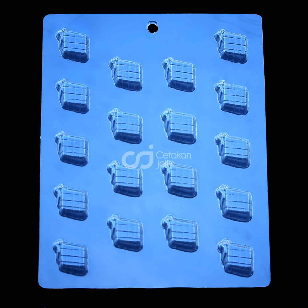 Cetakan Coklat Cetakan Puding Ketupat 18 Cav Cetakan Coklat Plastik