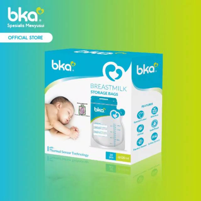 BKA Breastmilk Storage Kantong Asi 100 120 200 ml isi 30 pcs