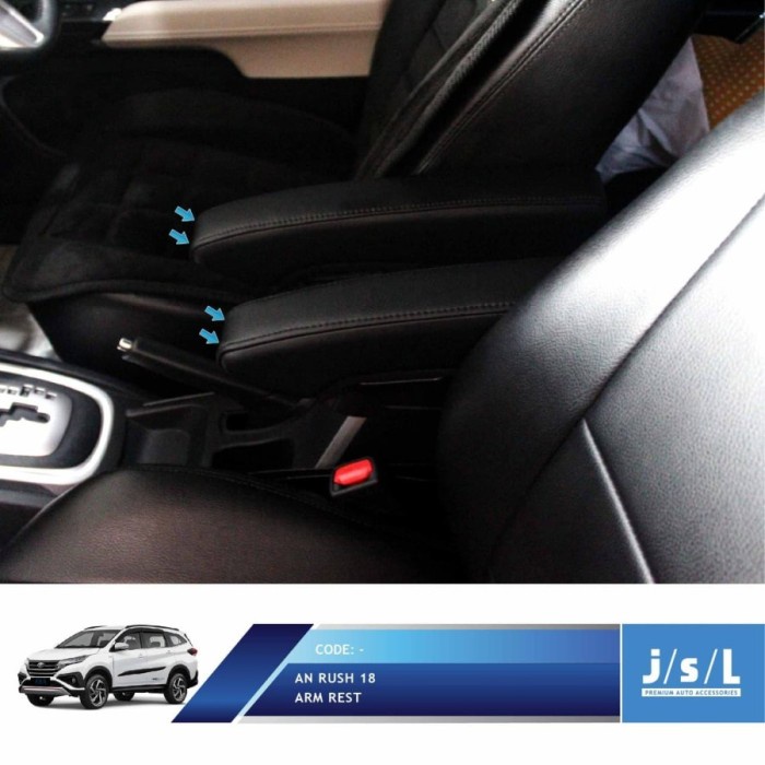 Armrest All New Rush Terios Adjustable 2 Pcs Sepasang Sandaran Tangan