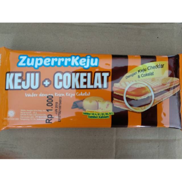

ZuperrrKeju Keju + Coklat / Wafer Varian Baru