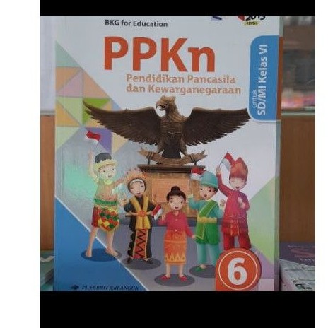 Buku SD PPkn  Kelas 6 Erlangga