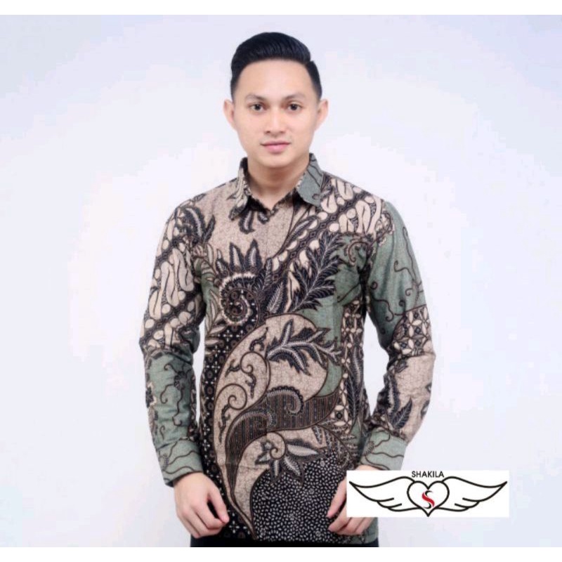 KEMEJA BATIK PRIA FOURING KATUN PREMIUM FULL M L XL XXL XXXL KOMPLITE MURAH MOTIF MODERN PRIA KANTOR PESTA