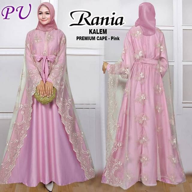 Maxi RANIA dress pesta brukat ori premium