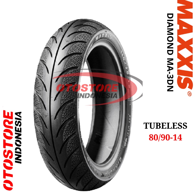 Ban Motor Matic Maxxis Diamond 80/90-14 RING 14 TUBELESS Ban Depan Belakang Mio Vario Beat Tubeless