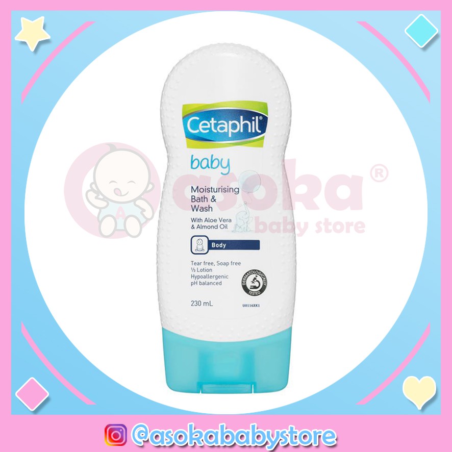 Cetaphil Baby Moisturising Bath &amp; Wash 230ml ASOKA