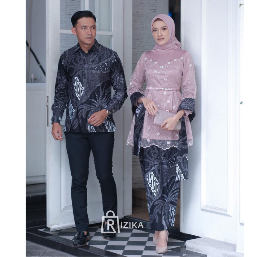 Kebaya Couple Modern Kebaya Wisuda Lamaran Baju Tunangan Batik Brukat Terbaru Baju Couple Pasangan Kondangan Terbaru 2022