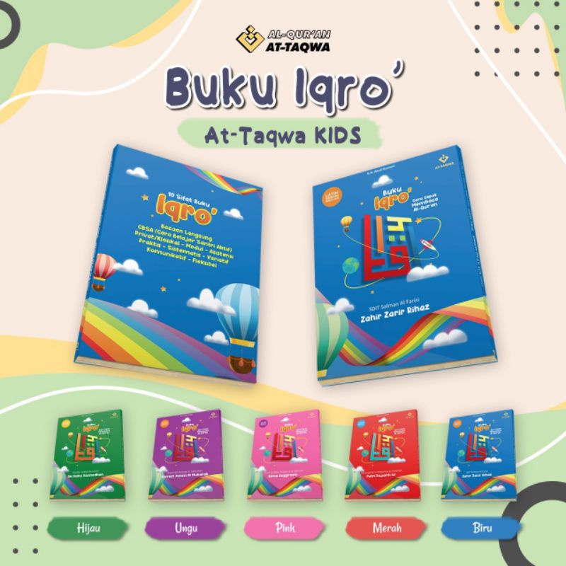 [Bisa COD] IQRO CUSTOM NAMA - IQRO ANAK CUSTOM ATTAQWA - IQRO CUSTOM - A5