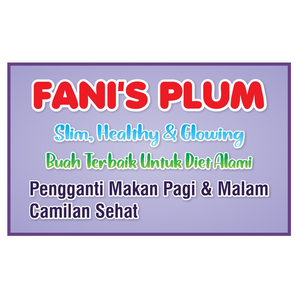 

Buah Plum Diet 500 gr
